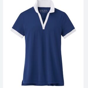 NWT Peter Millar Drop V Tennis Polo Woman’s XL